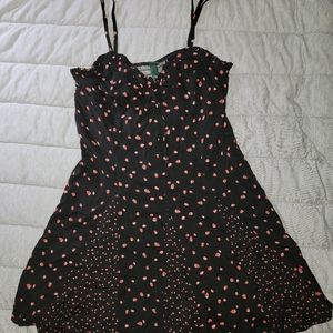 Wild Fable Black Strawberry Dress